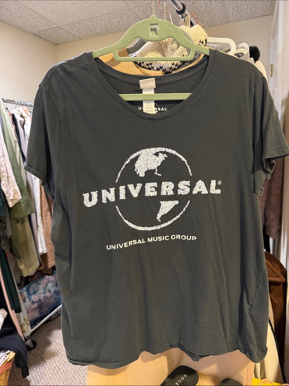 Universal Music Group Black Logo Tee